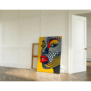 Manifesto Pop Art - Volto Pop