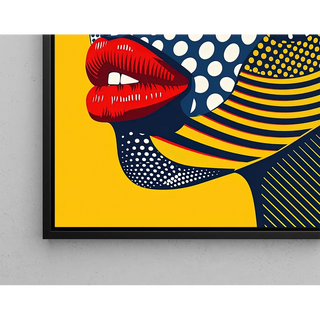 Manifesto Pop Art - Volto Pop