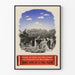 Vintage-Poster Kartoffelernte – Landhaus Wanddekoration