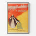 Poster vintage umanitario per la Turchia