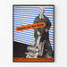 Vintage-Poster Power on the Farm Industrielle Wanddekoration