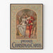 Vintage-Poster Prang's Weihnachtskarten Wanddekoration Weihnachten