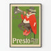 Vintage-Poster Presto Phonogramm GmbH Berlin Wanddekoration