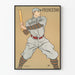 Vintage poster of Princeton baseball player