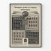 Poster vintage dei principali gradi e distintivi britannici