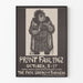 Poster vintage Print Fair 1962 alla Biblioteca Libera di Filadelfia