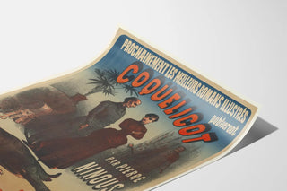 Poster vintage Coquelicot di Pierre Ninous - Decorazione murale retrò con libro illustrato