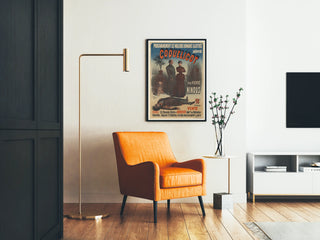 Poster vintage Coquelicot di Pierre Ninous - Decorazione murale retrò con libro illustrato