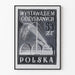 Vintage Poster for the Exhibition of Recovered Lands in Poland