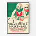 Poster Quodlibet Maskenball Casino Basel Wanddekoration Vintage