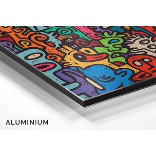 Tableau Pop Art - Univers des Figures | Reproduction Tableau Décoration murale affiche copie