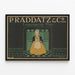 Vintage-Poster P. Raddatz & Co GmbH - Retro-Wanddekoration für die Küche — gerahmtes Bild an der Wand