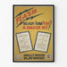 Vintage-Poster Hollywood Playhouse Ready Aim Fire