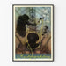 Poster vintage anatomia medica Rectopanbiline