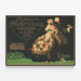 Vintage-Poster Redoute Fredericiana elegante Wanddekoration — gerahmtes Bild an der Wand