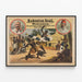 Vintage-Poster Redouten-Saal Wakambas – Historische Wanddekoration — gerahmtes Bild an der Wand
