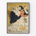 Vintage-Poster „Reine der Freude“ von Victor Joze für Wanddekoration