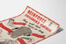 Vintage Poster for Children's Clothing Reinforcement