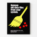 Wall decoration poster on the theme of data cleaning