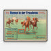 Vintage poster of horse racing Rennen in der Freudenau — framed artwork on a wall