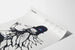 Revolutions-Poster mit schwarzer Silhouette und abstraktem Design