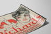 Poster vintage Richards Grill con ritratto di donna e musicisti — vista dell’opera
