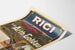 Poster vintage Rigi via Arth-Goldau – Cartina e Orario 1904