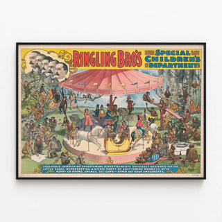 ringling-bros-special-childrens-department-divertisements-of-chattering-monkeys-with-merry-go-round