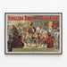 Vintage-Poster Ringling Bros Spektakel Jeanne d'Arc — gerahmtes Bild an der Wand