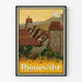 Vintage Poster of Riquewihr Alsatian Village