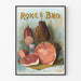 Vintage-Poster Rohe & Bro. Feine Fleischerei
