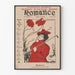 Poster vintage Romance Railroad Edition - Illustrazione femminile settembre