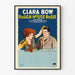 Poster vintage del film Rough House Rosie con Clara Bow