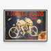 Vintage-Poster Rouxel & Dubois Paris - Retro-Wanddekoration im Tandem — gerahmtes Bild an der Wand