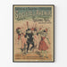 Poster vintage Grande Ballo mascherato Charleroi Società l'Avenir