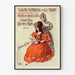 Vintage-Poster vom Nationalen Mode Salon - Retro-Wanddekoration
