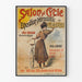 Poster vintage Salone della Bicicletta Esposizione Internazionale di Vélocipédie 1894