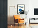 Vintage-Poster SANAFEINE - Retro-Arztwanddekoration