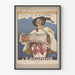 Poster vintage per malattie del torace a Zakopane