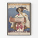 Poster vintage del sanatorio di Zakopane per malattie del torace