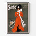 Vintage-Poster Sapho New York's Raging Sensation - Retro-Wanddekoration