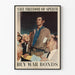 Vintage-Poster Save Freedom Of Speech - Patriotische Wanddekoration