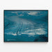 Poster der Gletscher im Inner Passage in Alaska — gerahmtes Bild an der Wand
