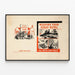 Vintage-Lehrposter - Sammlung von Schrott für Kriegswaffen — gerahmtes Bild an der Wand