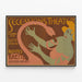 Poster Secession Theater Alexanderplatz – Vintage Wanddekoration — gerahmtes Bild an der Wand