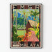 Vintage-Dekorationsposter See Malaya - Tropisches Ambiente