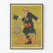 Poster pubblicitario vintage Talon Tournant Select