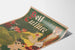 Poster vintage Self Culture ottobre per decorazione murale