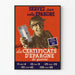 Vintage war poster - Savings certificates and savings stamps