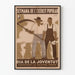 Vintage-Poster Semana de l'Exèrcit Popular Dia de la Joventut